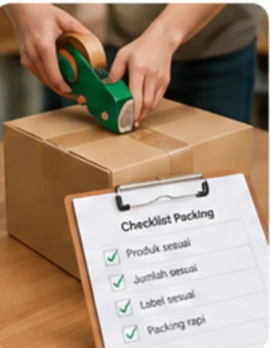 Checklist packing
